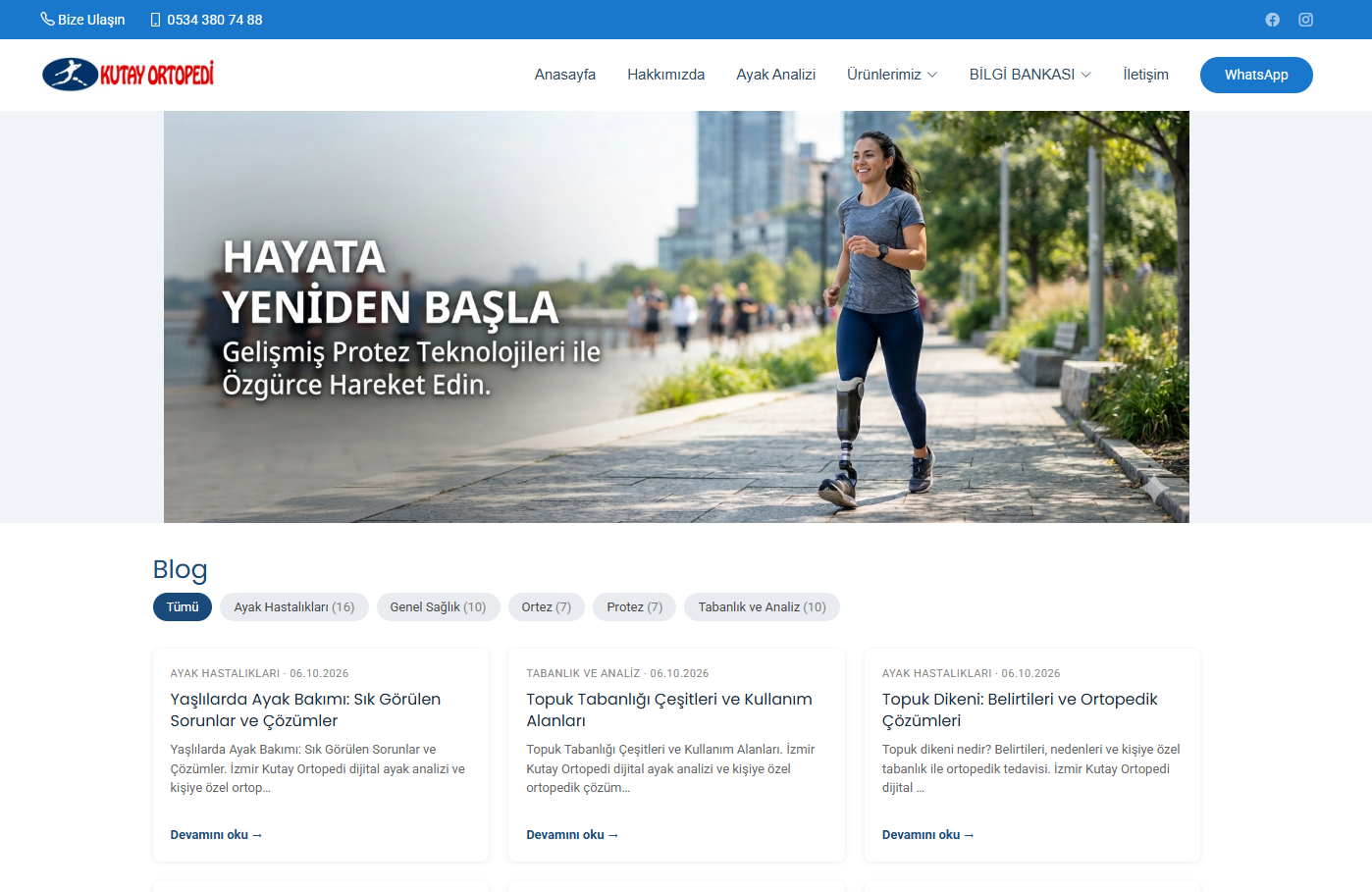 Kutay Ortopedi - İzmir Ortopedik Ürünler ve Blog Sitesi