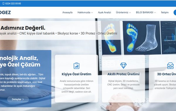 ORTHOGEZ - Kurumsal web sitesi